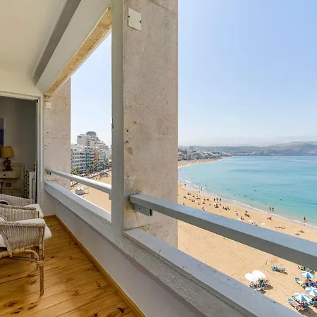 2 Bedrooms & Spectacular Views In Part Of Canteras Apartman